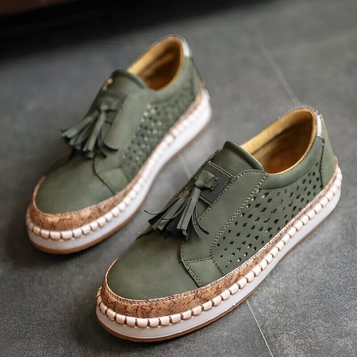 Juliette Tassel Sneakers