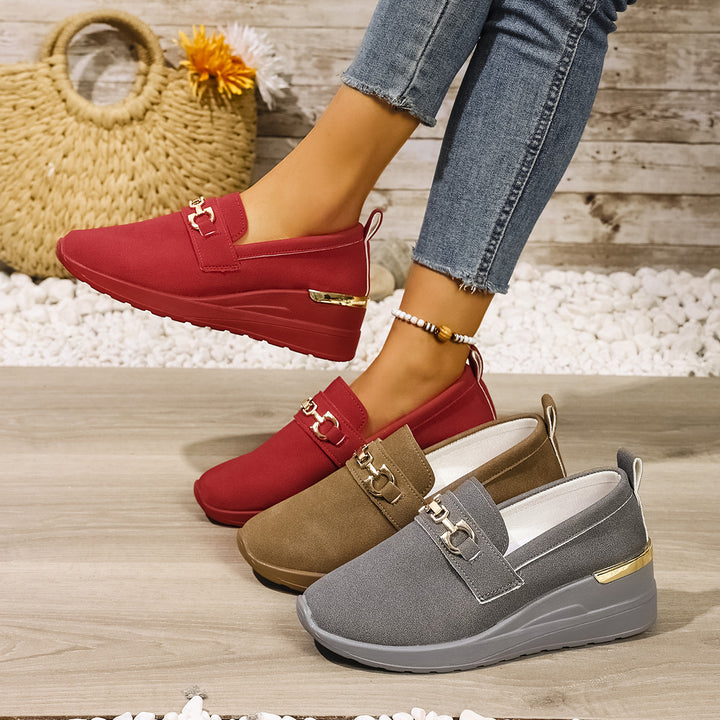 Delilah Wedge Slip-Ons