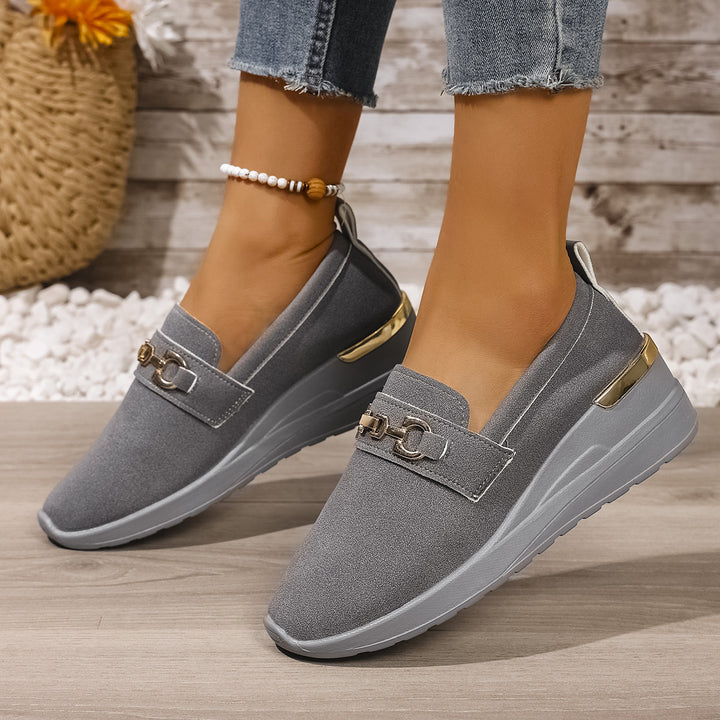 Delilah Wedge Slip-Ons