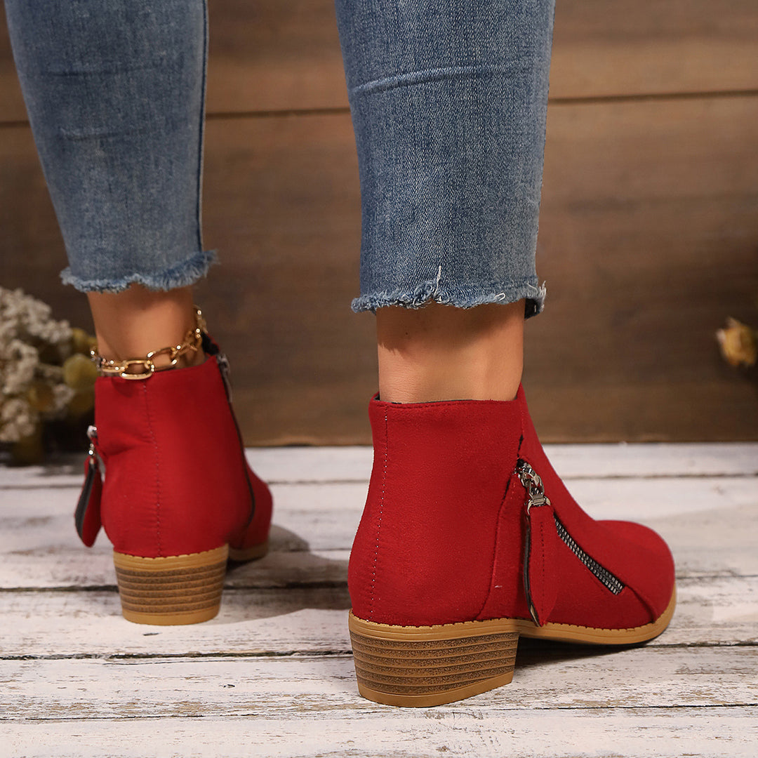 Amara Zipper Boots