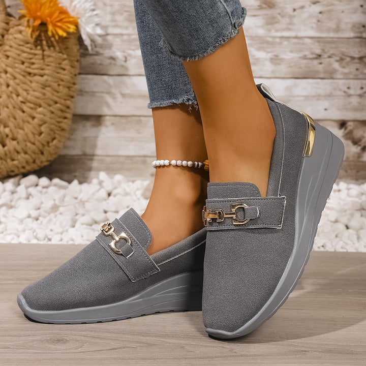 Delilah Wedge Slip-Ons