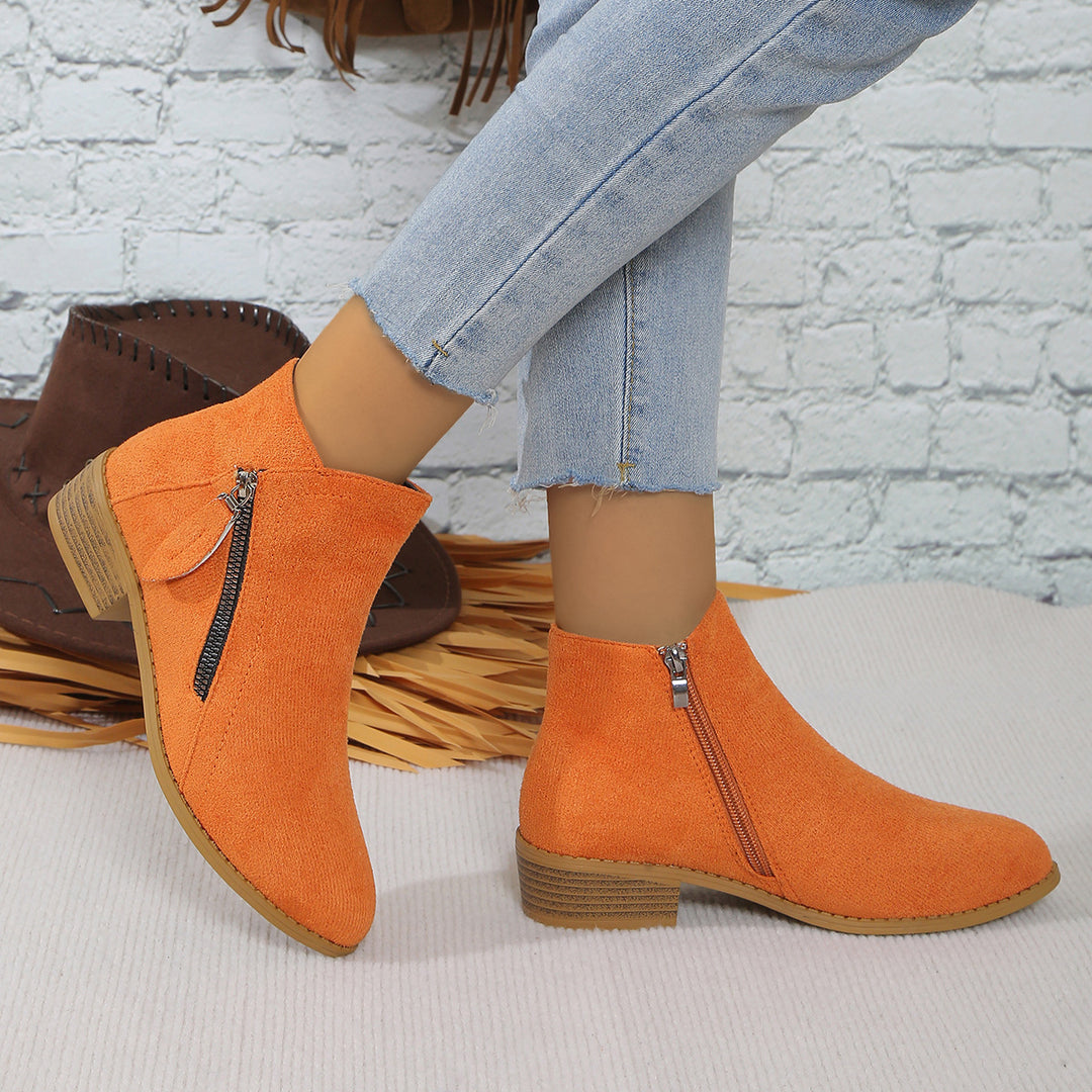 Amara Zipper Boots