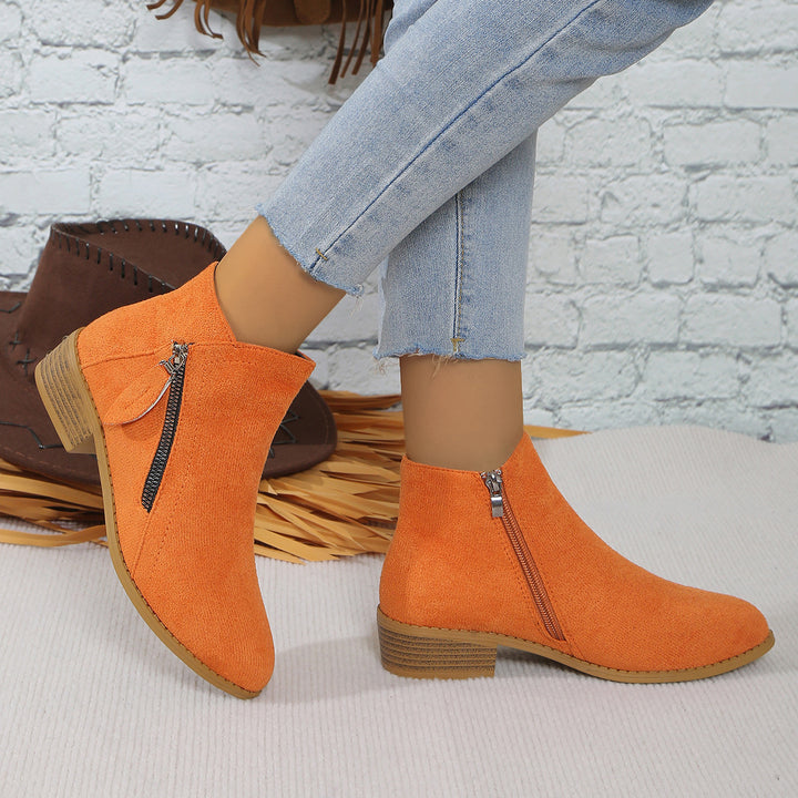 Amara Zipper Boots