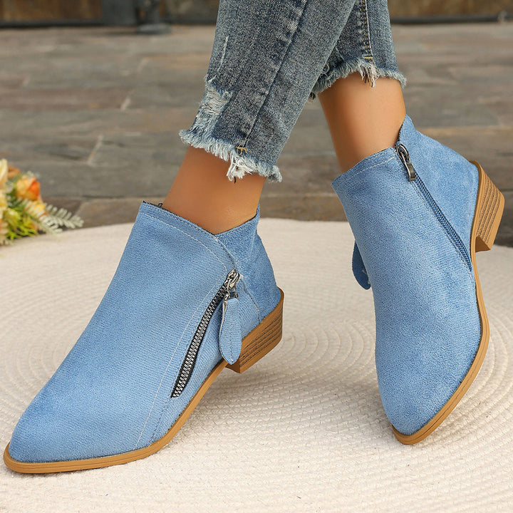 Amara Zipper Boots