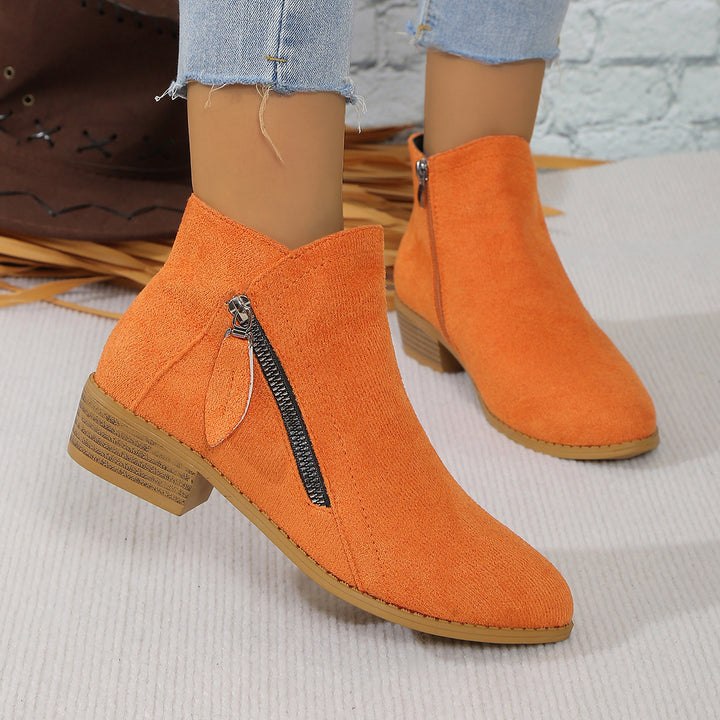 Amara Zipper Boots