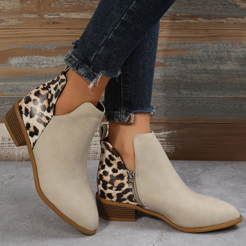 Estella Leopard Boots