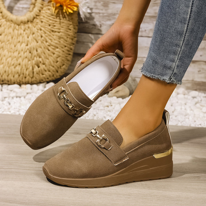 Delilah Wedge Slip-Ons