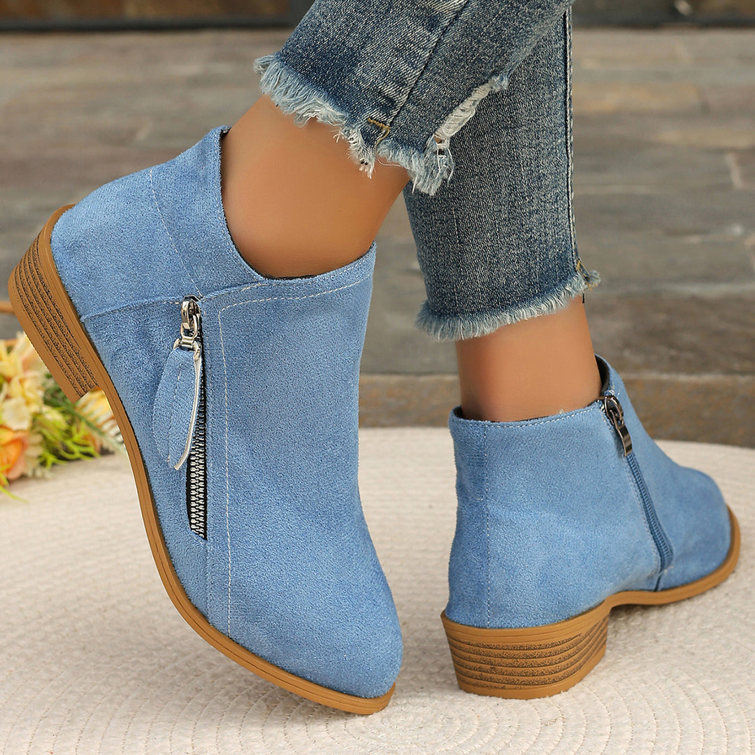 Amara Zipper Boots