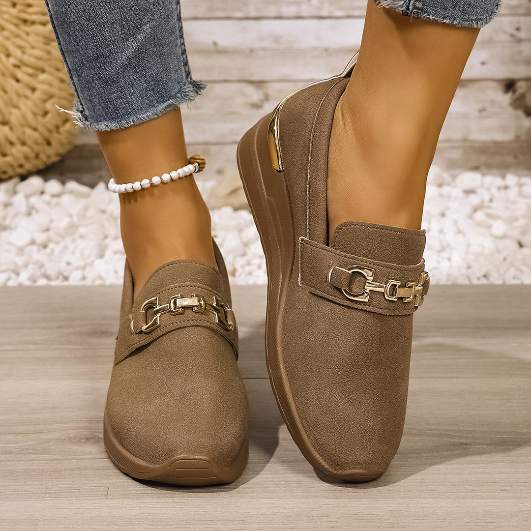 Delilah Wedge Slip-Ons