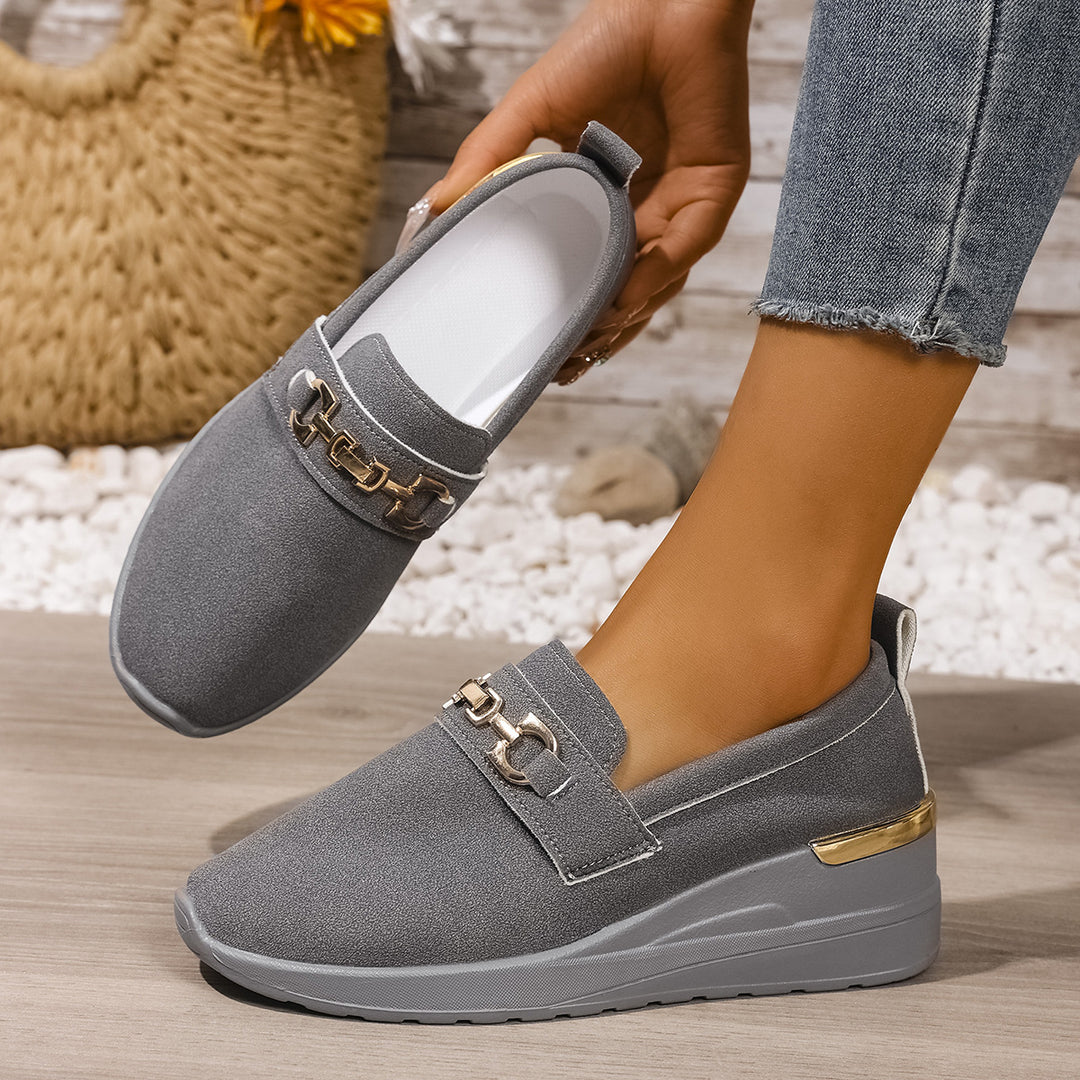 Delilah Wedge Slip-Ons