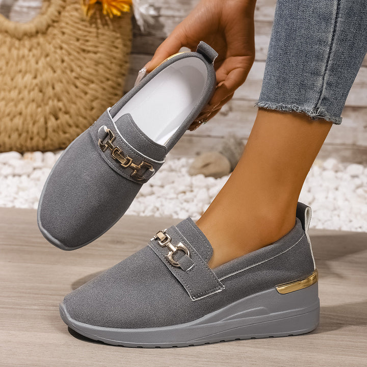 Delilah Wedge Slip-Ons