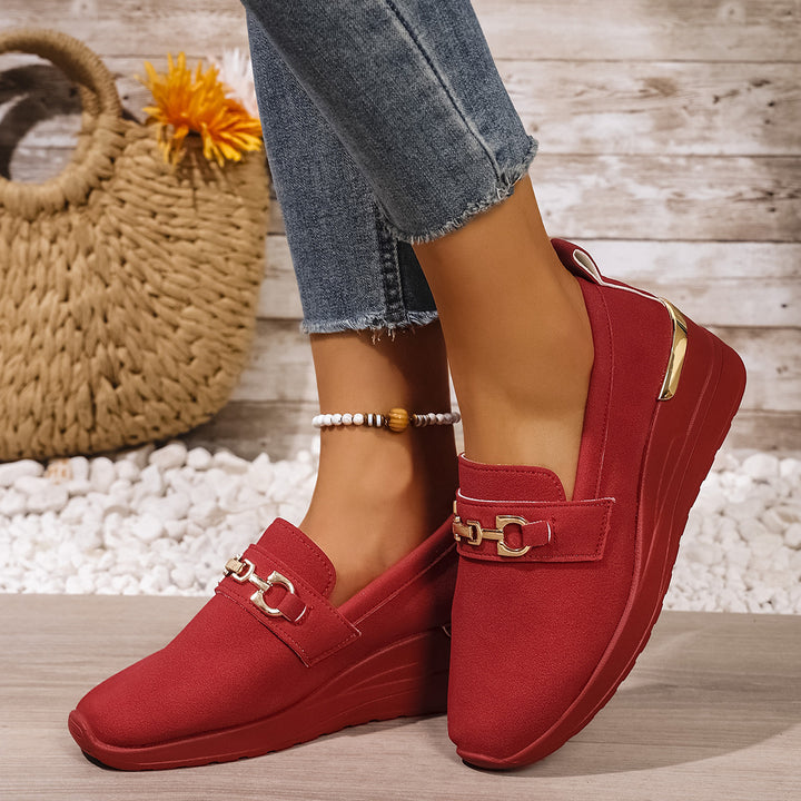 Delilah Wedge Slip-Ons