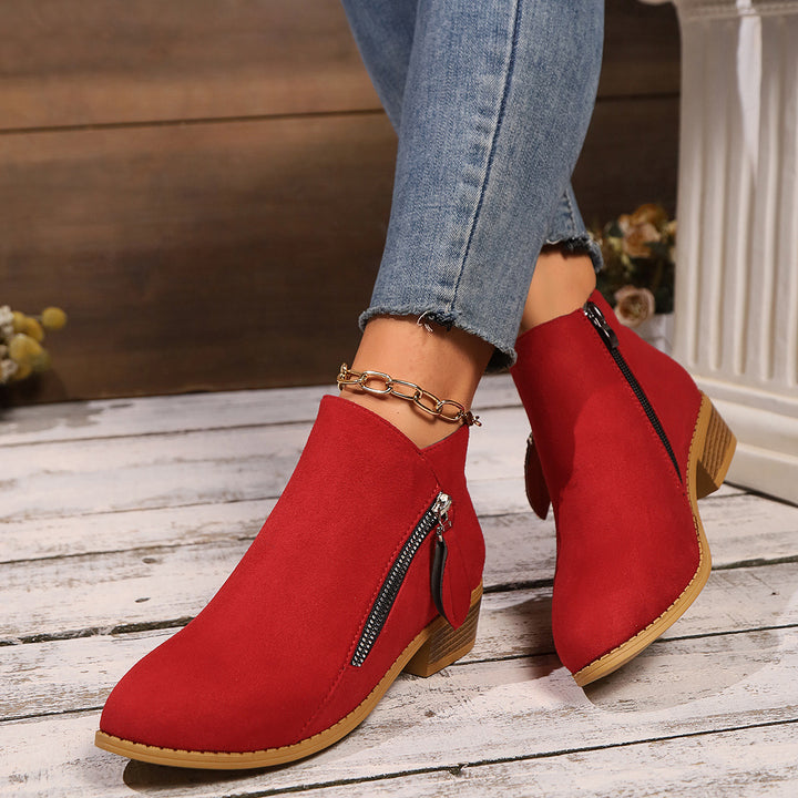 Amara Zipper Boots