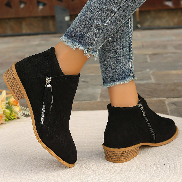 Amara Zipper Boots