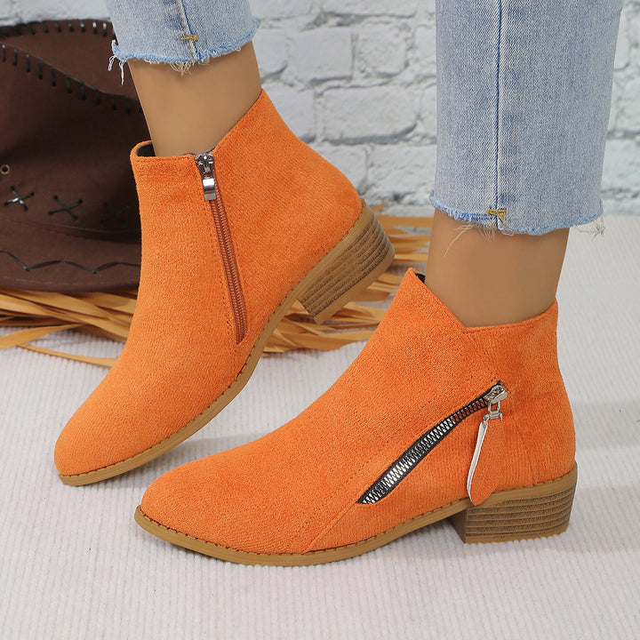 Amara Zipper Boots