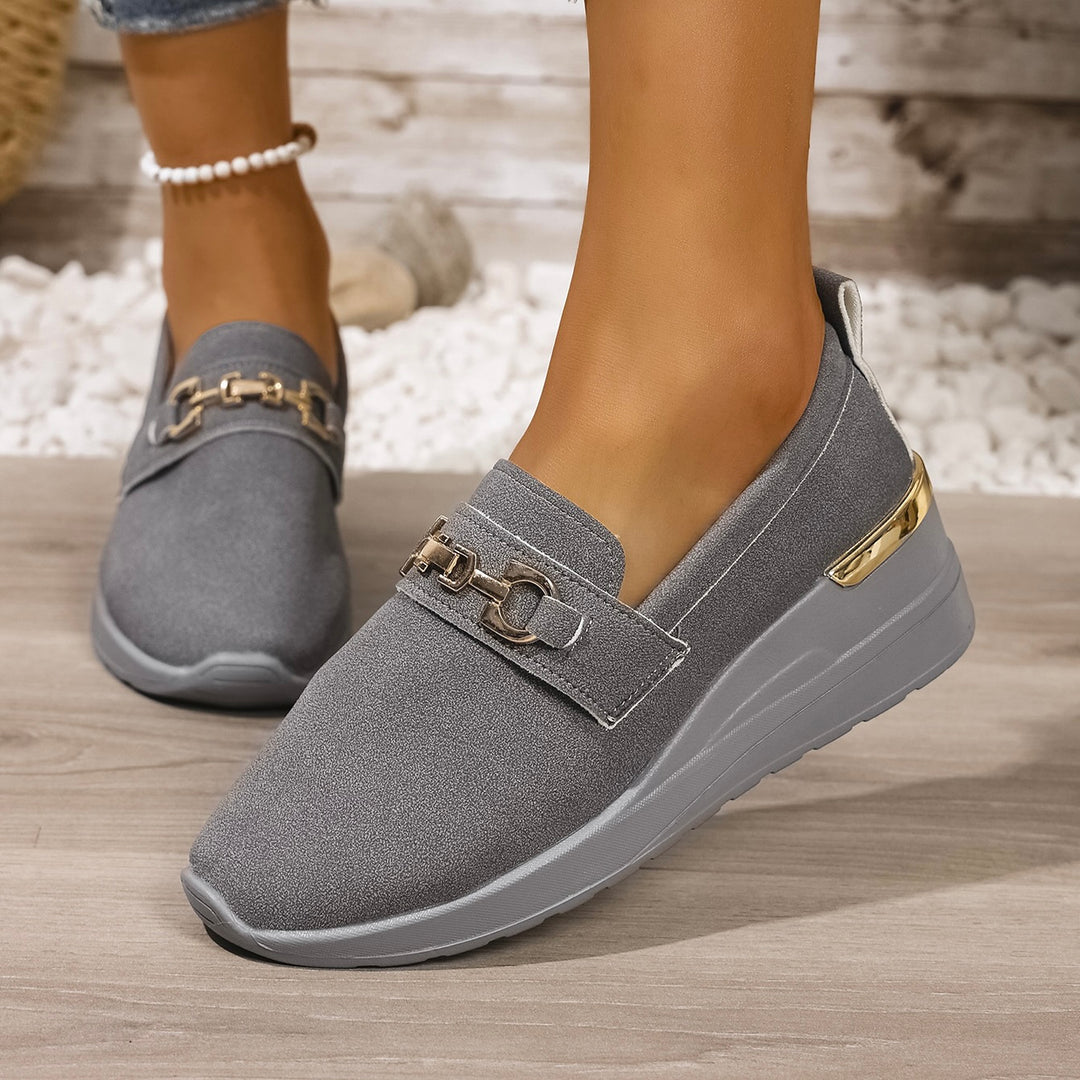 Delilah Wedge Slip-Ons