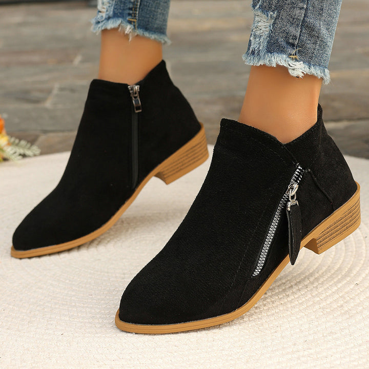 Amara Zipper Boots