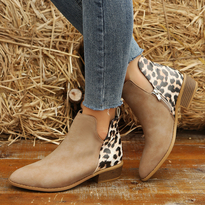 Estella Leopard Boots