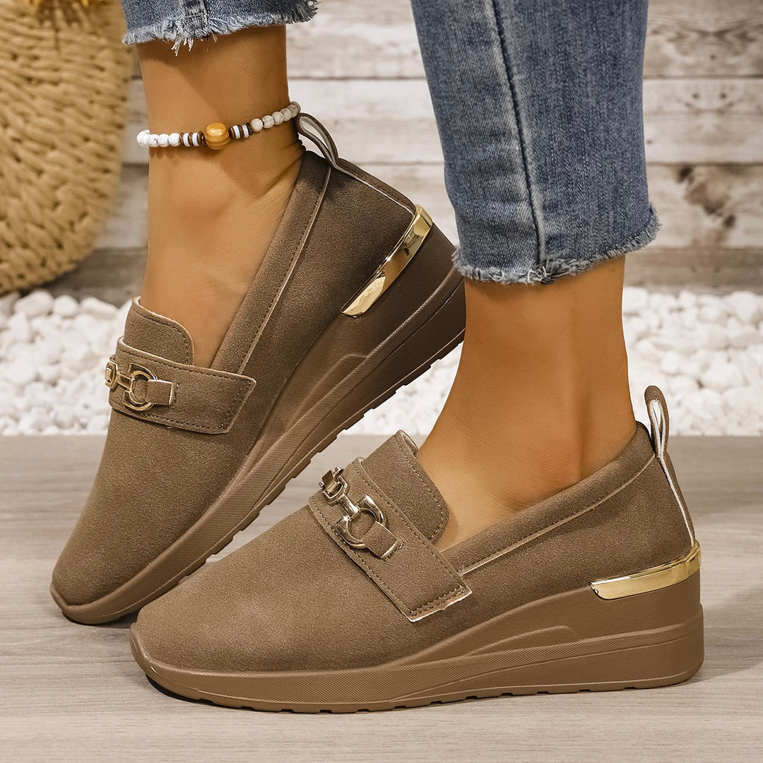 Delilah Wedge Slip-Ons