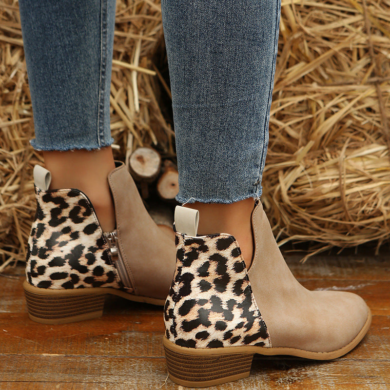 Estella Leopard Boots