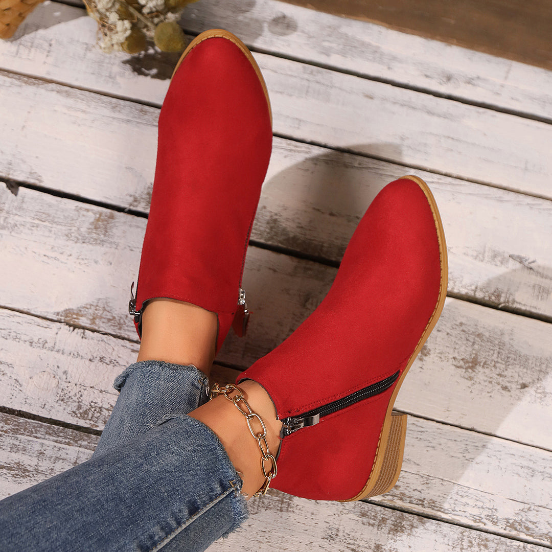 Amara Zipper Boots