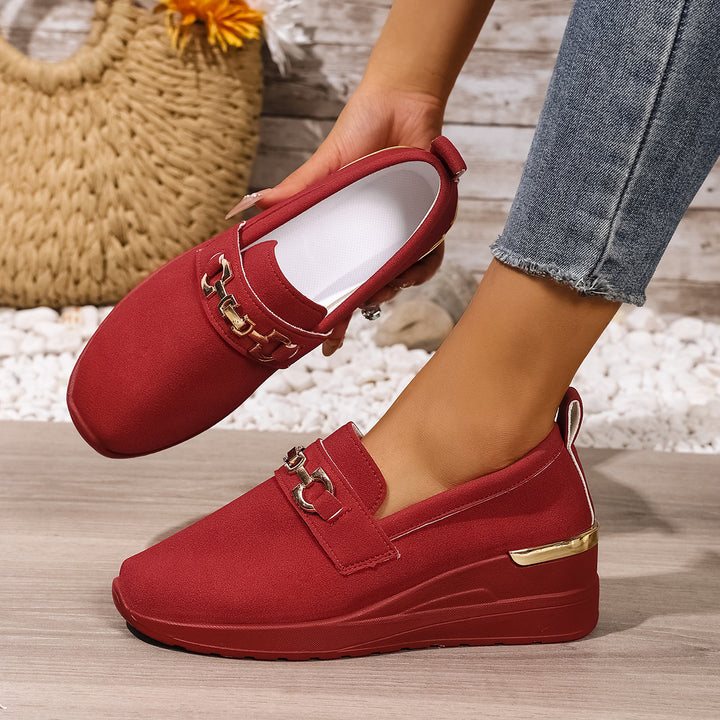 Delilah Wedge Slip-Ons