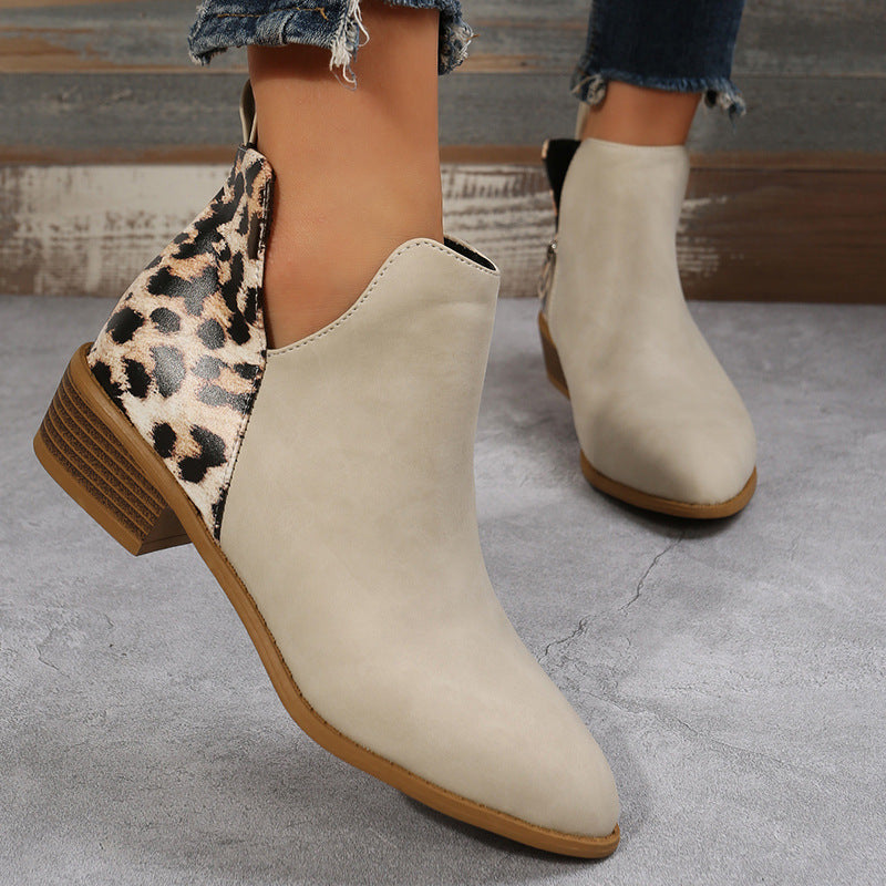 Estella Leopard Boots