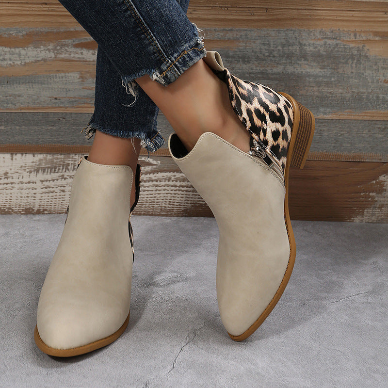 Estella Leopard Boots