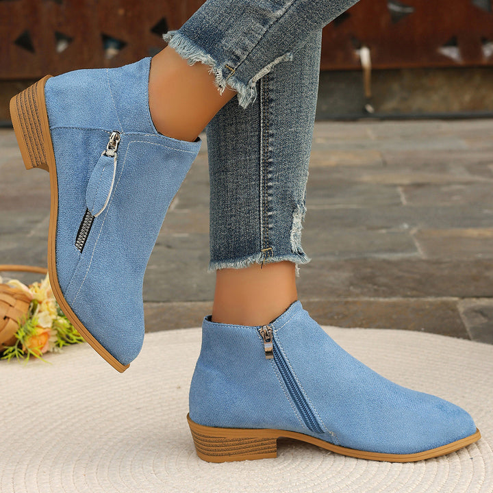 Amara Zipper Boots