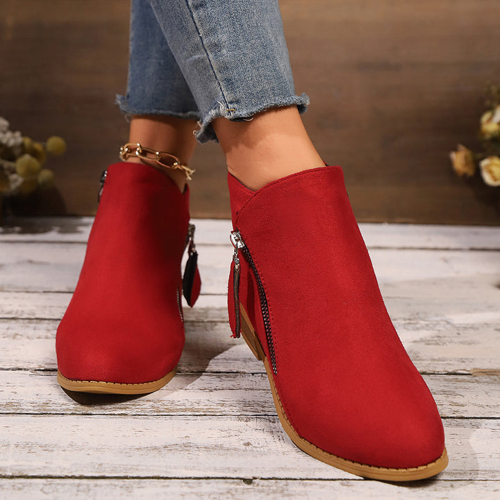 Amara Zipper Boots