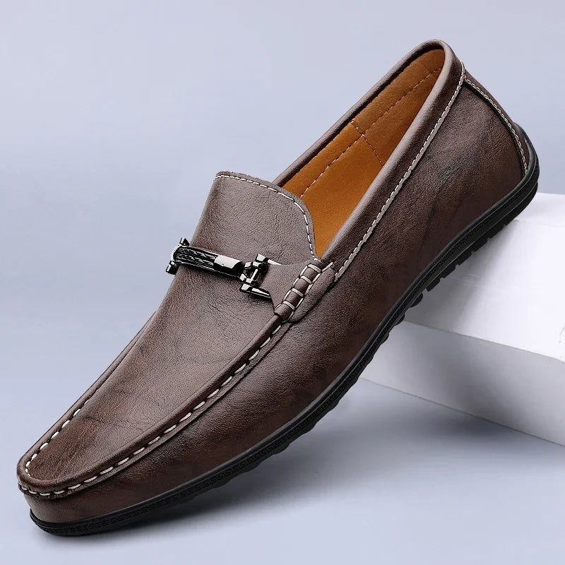 Bravino Genuine Leather Loafers