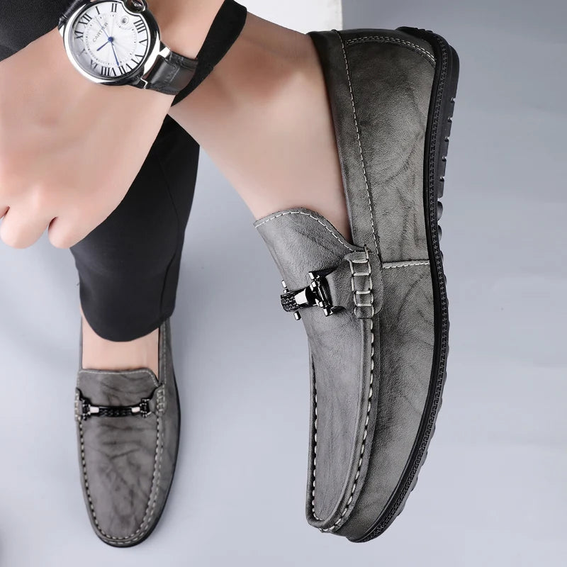 Bravino Genuine Leather Loafers