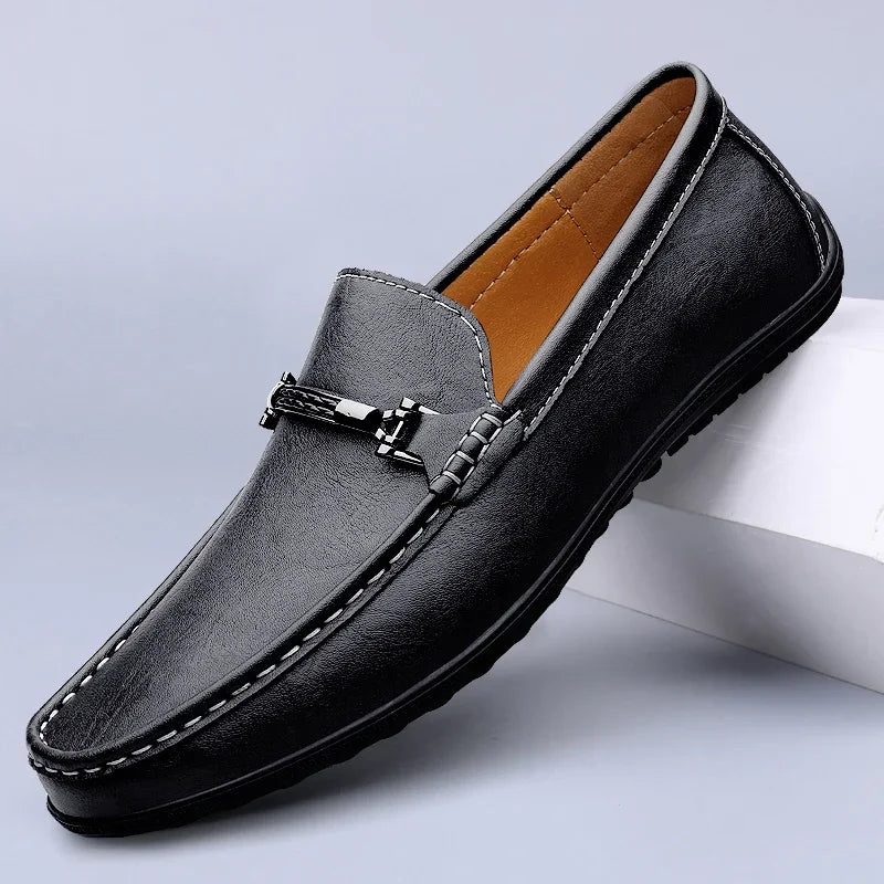 Bravino Genuine Leather Loafers