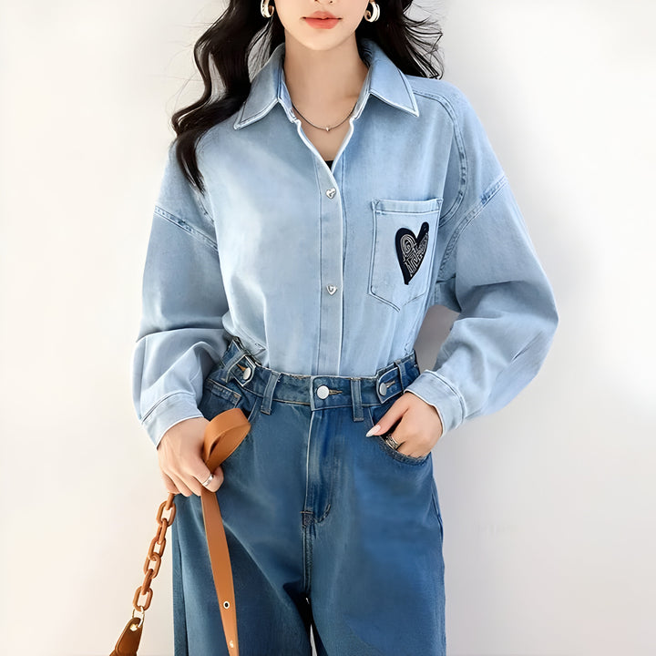 Sweetheart Denim Shirt