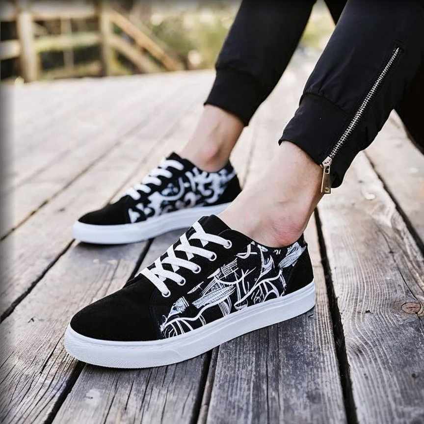 Asphalt Rune Sneakers